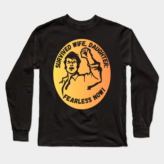 The best father who does't fear anything. Long Sleeve T-Shirt by Skandynavia Cora